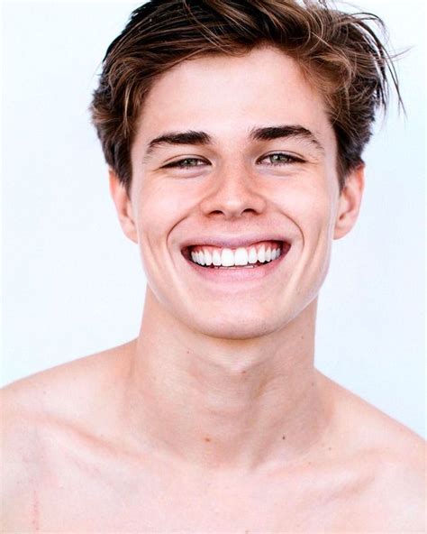 male model smile